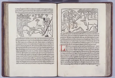 Illustration from Le Liurse du Roy Modus et de la Reine Racio by Henri Ferrieres, 1486